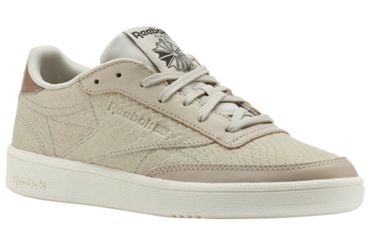 (WMNS) Reebok Club C 85 Shoes White/Brown CN3271