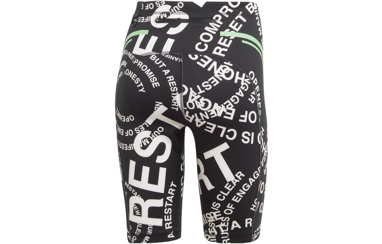 (WMNS) adidas by Stella McCartney TrueCasuals Scuba Short 'Black White' HR4402