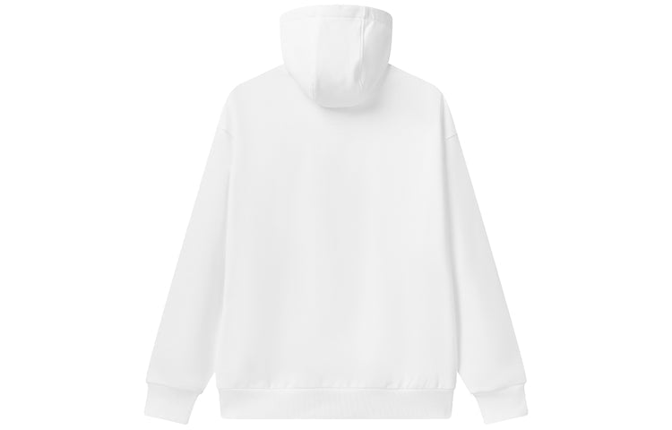FILA Loose Sports Pullover hooded Long Sleeves White F11M118259F-WT