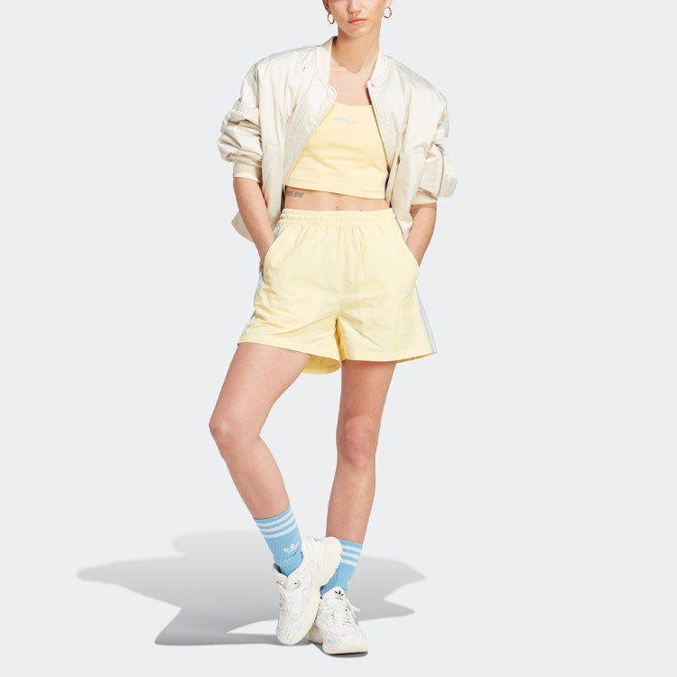 (WMNS) adidas Island Club Shorts 'Yellow' IT8162