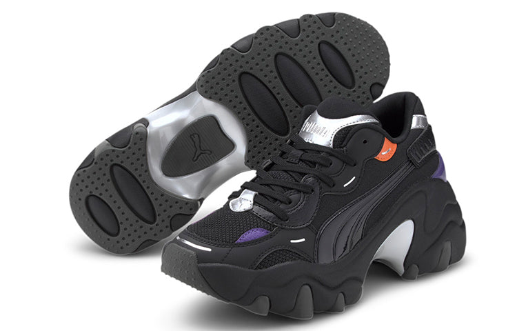 (WMNS) PUMA Pulsar Wedge 'Tech Glam - Black' 373939-02