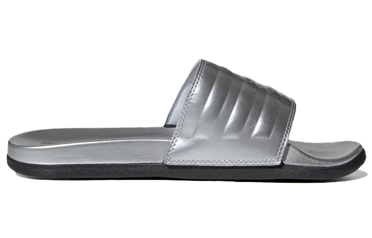 (WMNS) حذاء adidas Adilette Comfort Slide 'Silver Metallic' FW7683