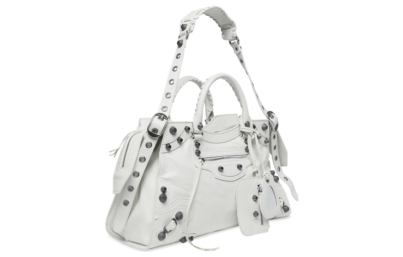 (WMNS) Balenciaga Neo Cagole City Handbag 'White' 700451210B09104