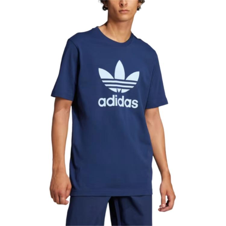 adidas Adicolor Trefoil T-Shirt 'Navy' JP2549