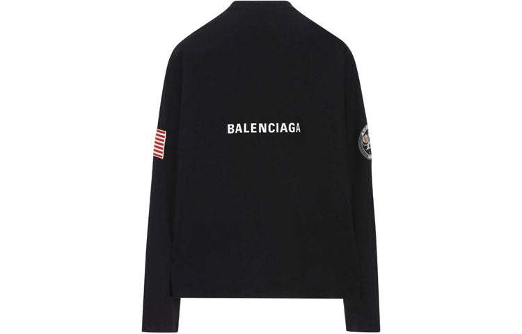 Balenciaga x NASA Space Multi-Patch Sweatshirt 'Black' 662496TKVD71070
