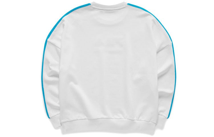 (WMNS) Fila Athleisure Sports Round Neck Pullover 'White Blue Purple' T11W112212F-WT