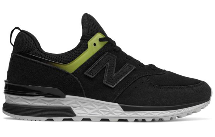 (WMNS) New Balance Fresh Foam Suede 574 Low-Top Black/Grey WS574RD