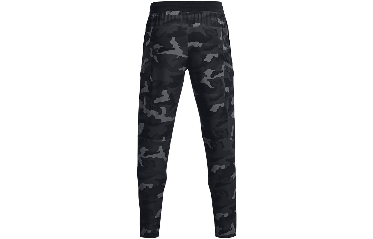 Under Armour Elite Cargo Printed Pants 'Pitch Grey Black' 1373869-012