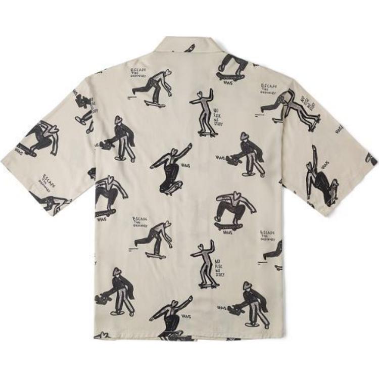 Vans Asia Artist Collection SS24 Short-sleeved Shirt 'Beige' VN000J2XDGG