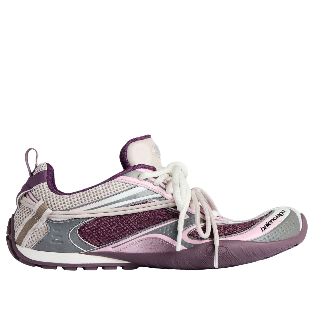 (WMNS) Balenciaga Radar Gradient Lines Sneaker 'Purple Grey Pink White' 865704WSTGL5159