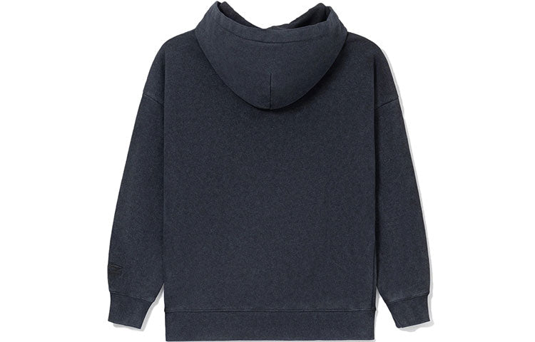 Li-Ning Sports Series Solid Color Loose Hoodie 'Black' AWDS067-8