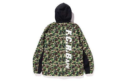 A Bathing Ape Bape X Fcrb Camouflafe Full Zip Hoodie 'Green' BAPE19SS-024