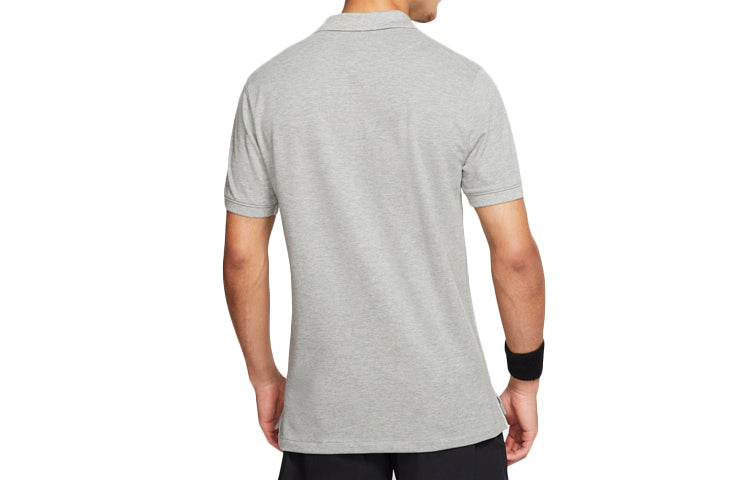 Nike The Nike Slim Fit Short Sleeve Polo Shirt Gray BQ4462-063