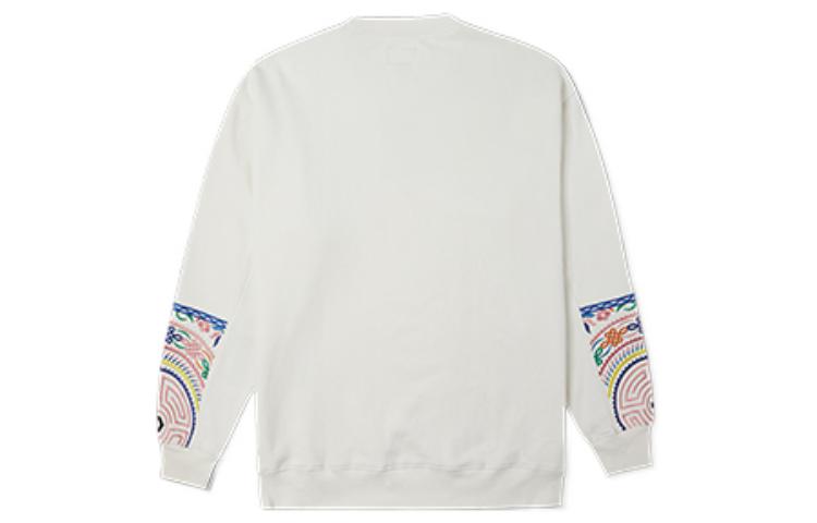 Converse Tapesty Crewneck Sweatshirt Asia Sizing 'White' 10025058-A01