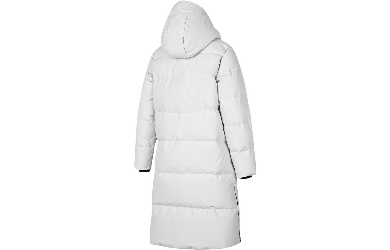 (WMNS) Skechers Basic Long Down Jacket 'White' P423W126-00PD