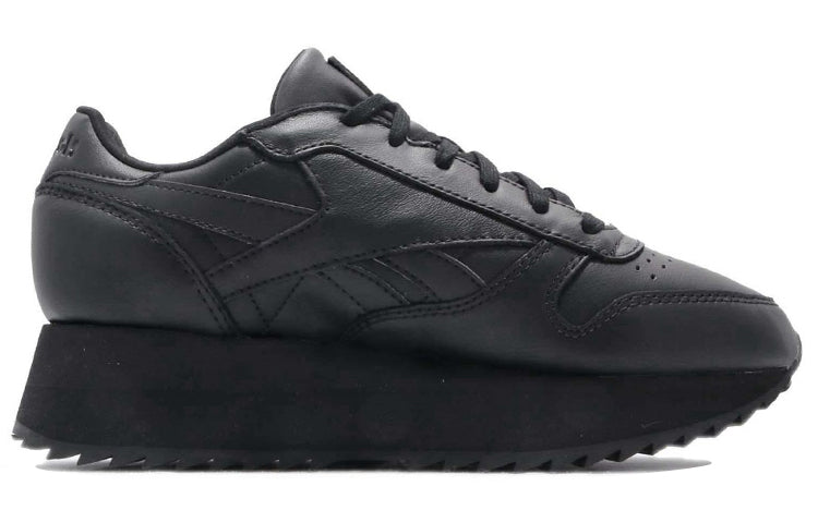 (WMNS) Reebok Classic Leather Double 'Black' DV5392