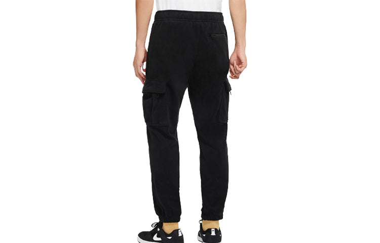 Nike SB Skateboard Cargo Multiple Pockets Casual Long Pants Black CK5412-010