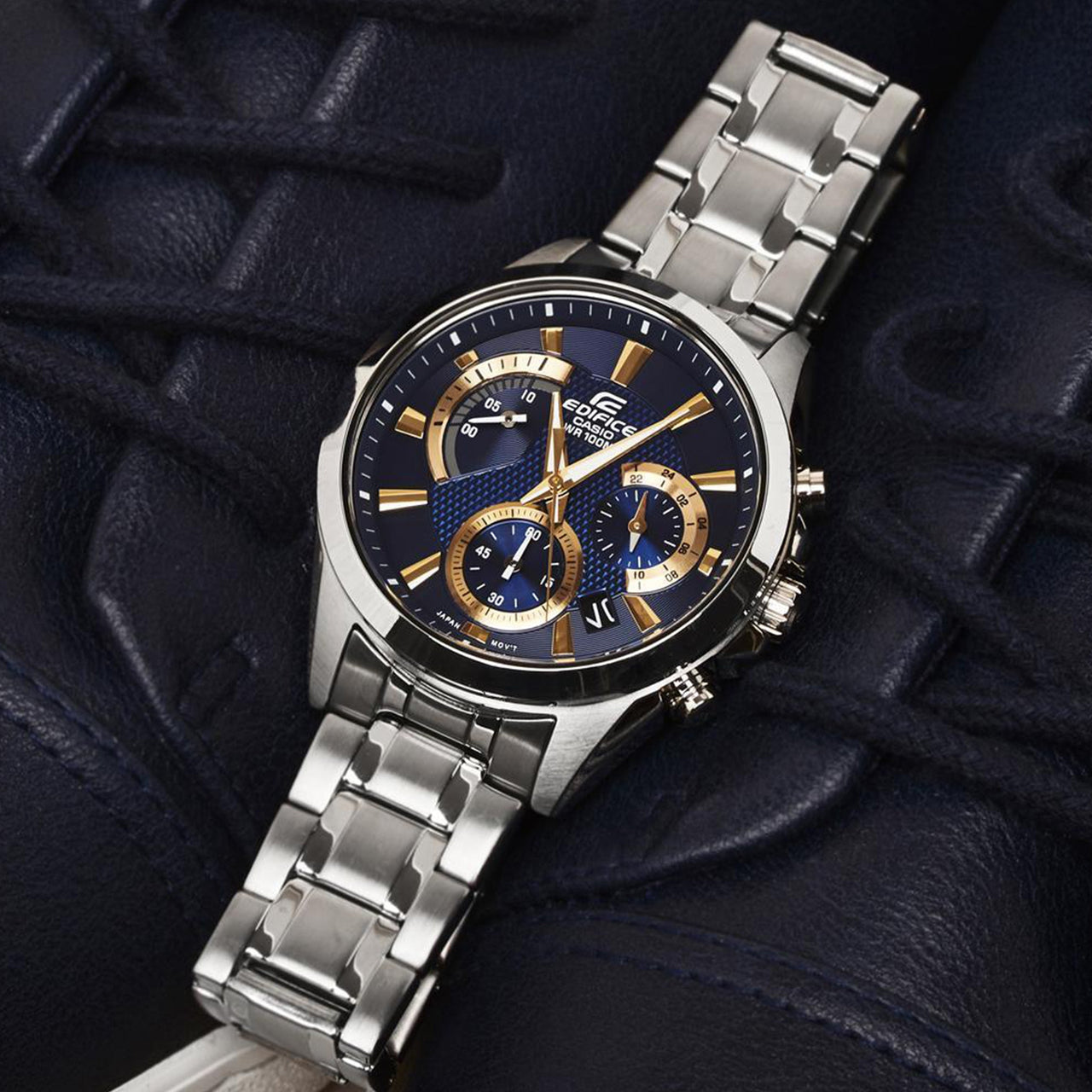 CASIO EDIFICESeries Men'ses Mens Blue Analog EFV-580D-2AVUDF