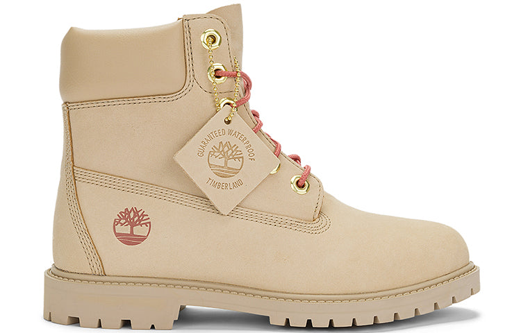 (WMNS) Timberland Premium Waterproof Boots 'Beige Nubuck' A5NY9W