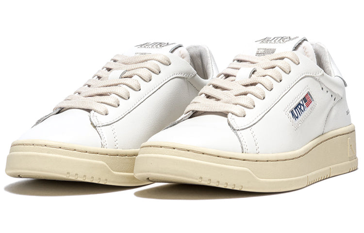 Autry Dallas Leather Low 'White Cream' ADLM-NW01