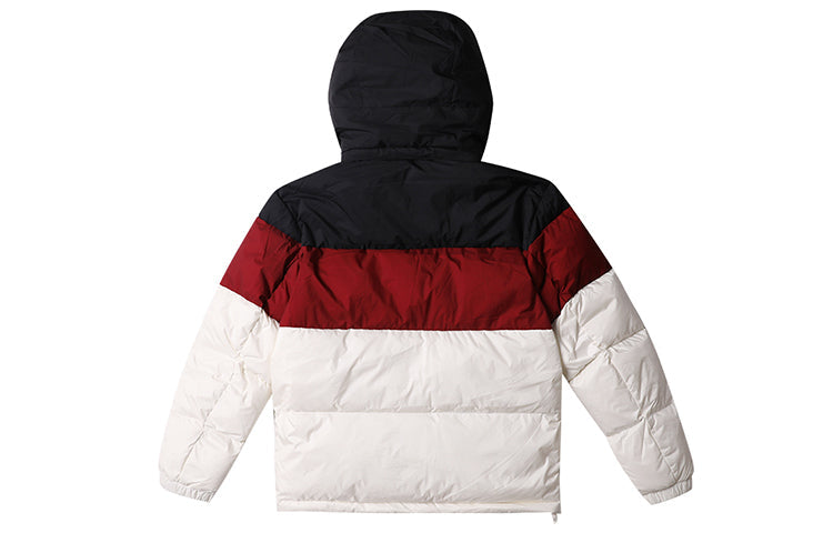 New Balance Winter Warm Puffer Jacket 'White Black Red' NPA43013-BUR