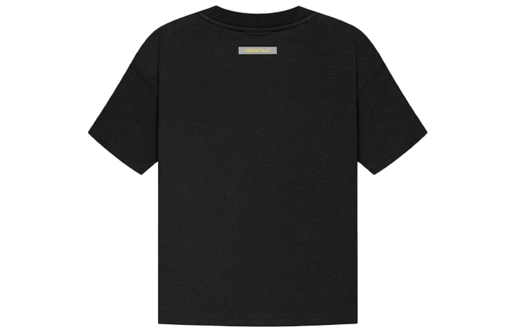 (GS) تي شيرت Fear of God Essentials SS21 بأكمام قصيرة وطبعة ليموزين مطاطية FOG-SS21-539