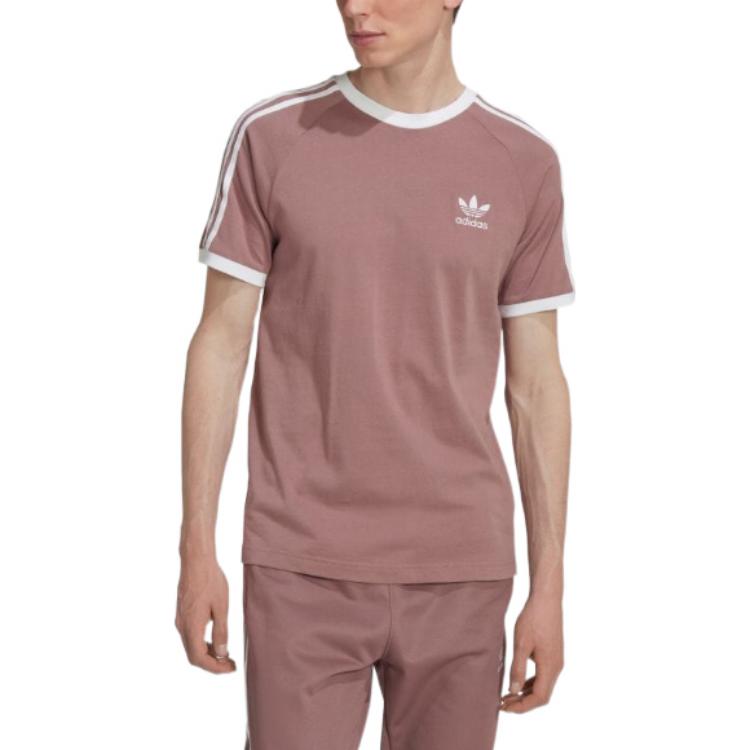 adidas originals Adicolor Classics 3-Stripes Tee 'Dark Pink' HM9326