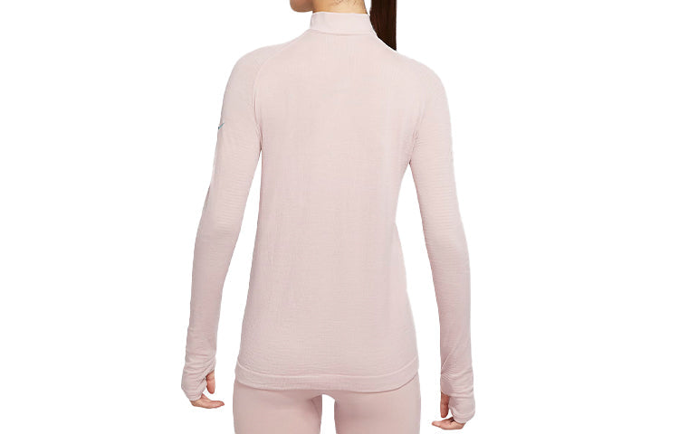 (WMNS) ملابس لياقة بدنية مطبوعة بشعار Nike Run Division باللون الأرجواني/الأحمر CU6192-269