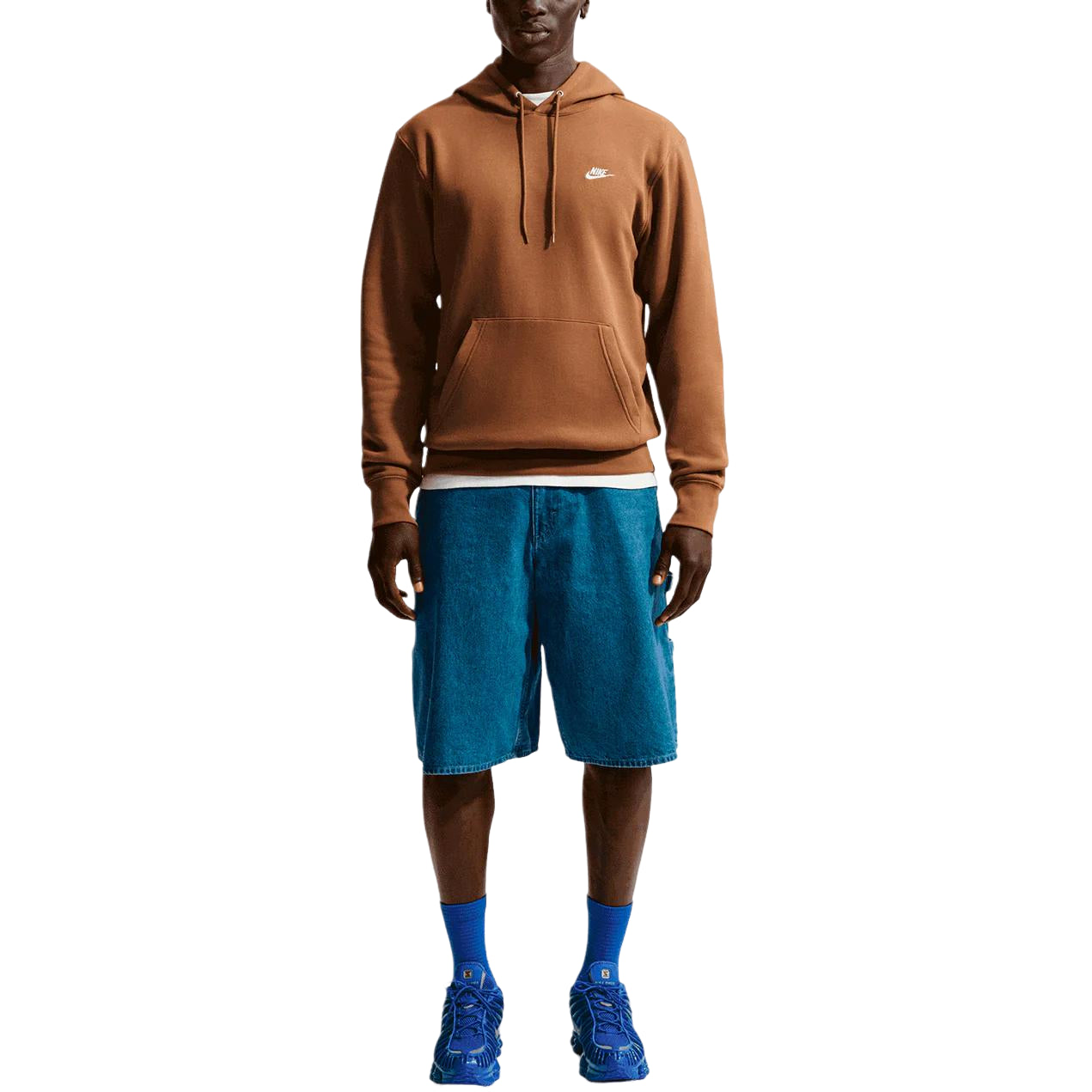 Nike Club Fleece Hoodie 'Ale Brown White' FN3859-270