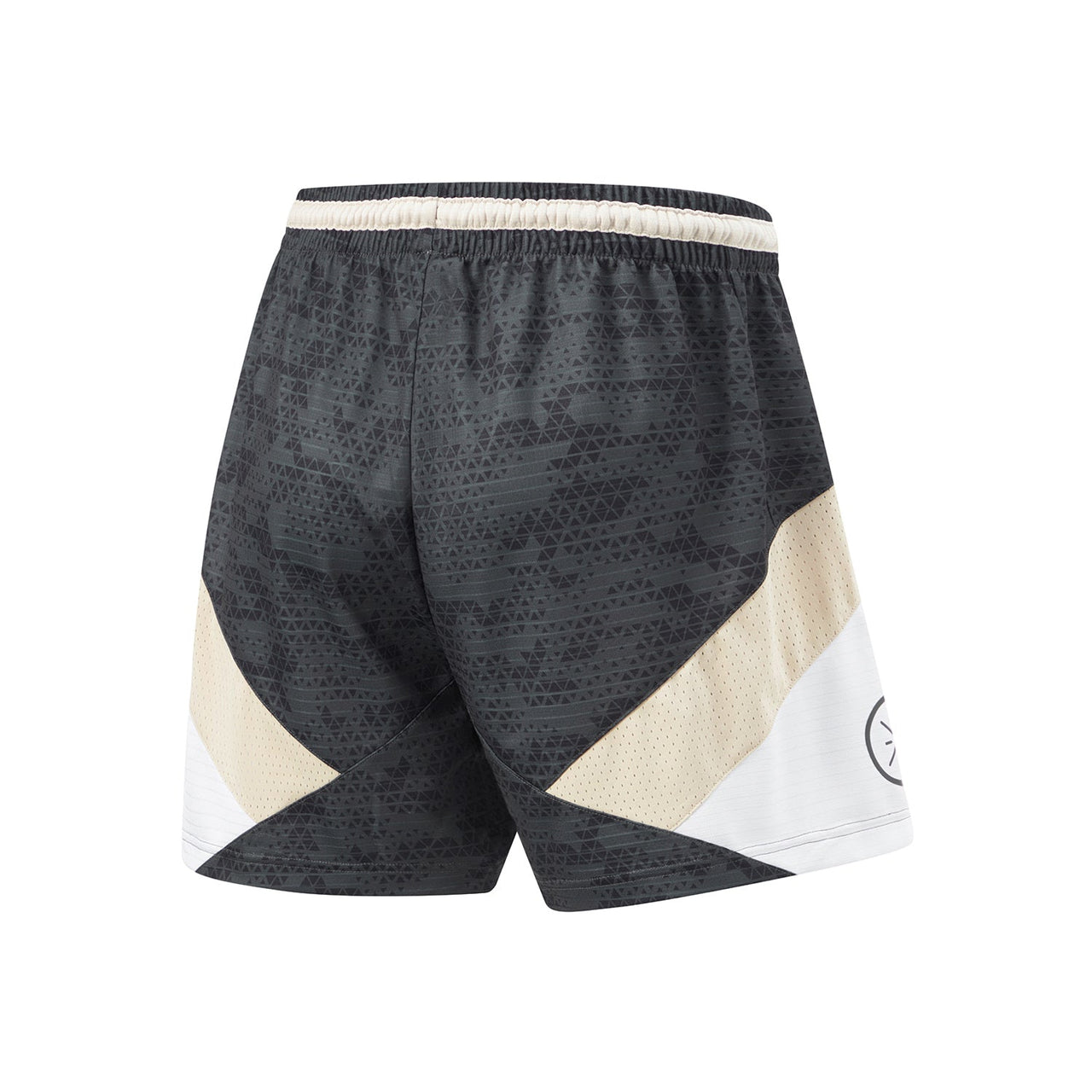Li-Ning Way Of Wade Graphic Basketball Shorts 'Black Beige' AAPU017-4