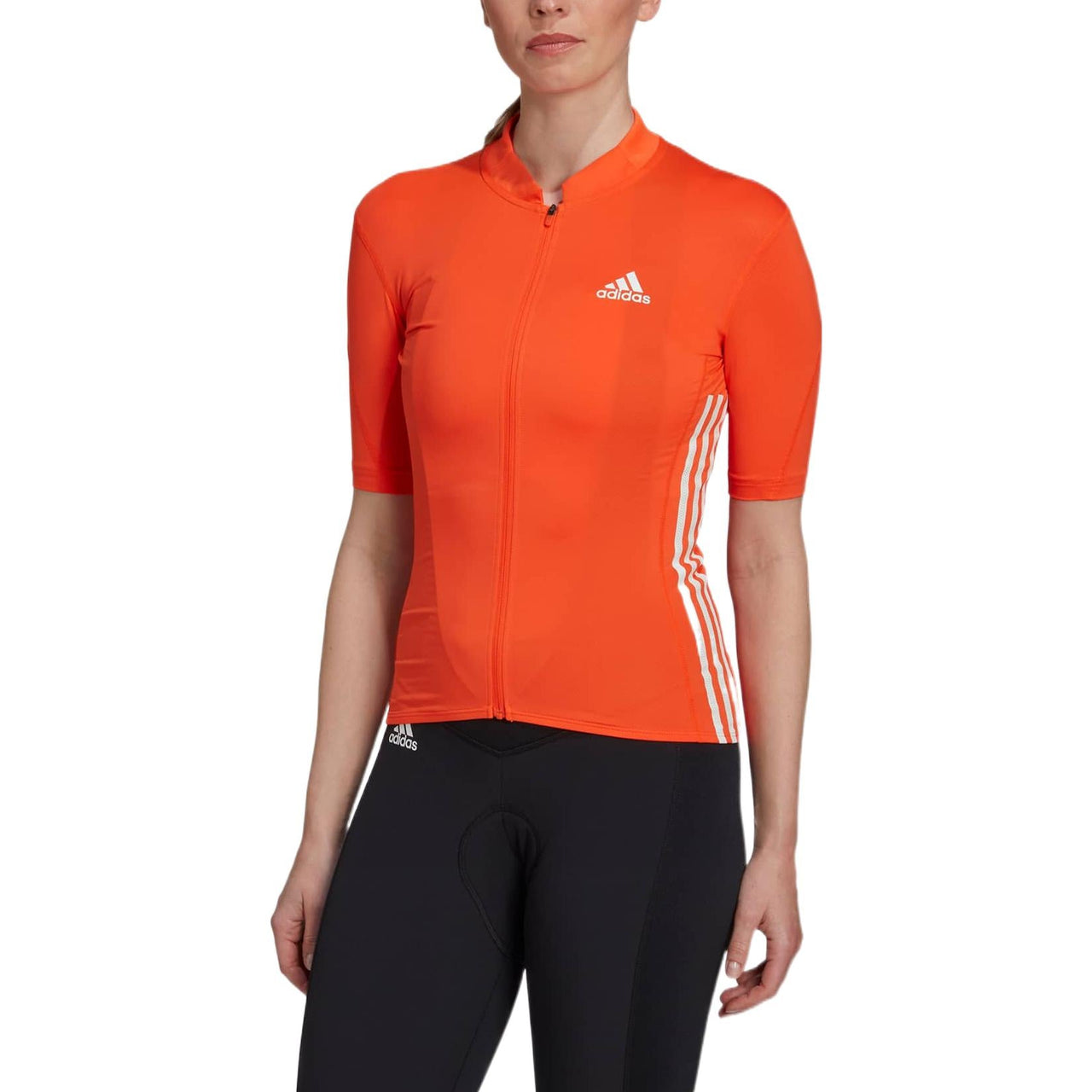 (WMNS) adidas Aeroready Cycling Jersey Asia Sizing 'Orange' HM6421