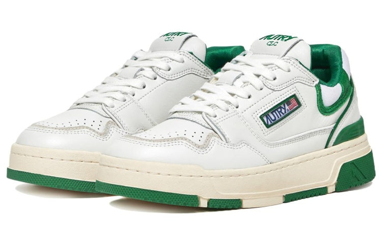 (WMNS) Autry CLC Leather Sneakers 'White Green' ROLW-MM09