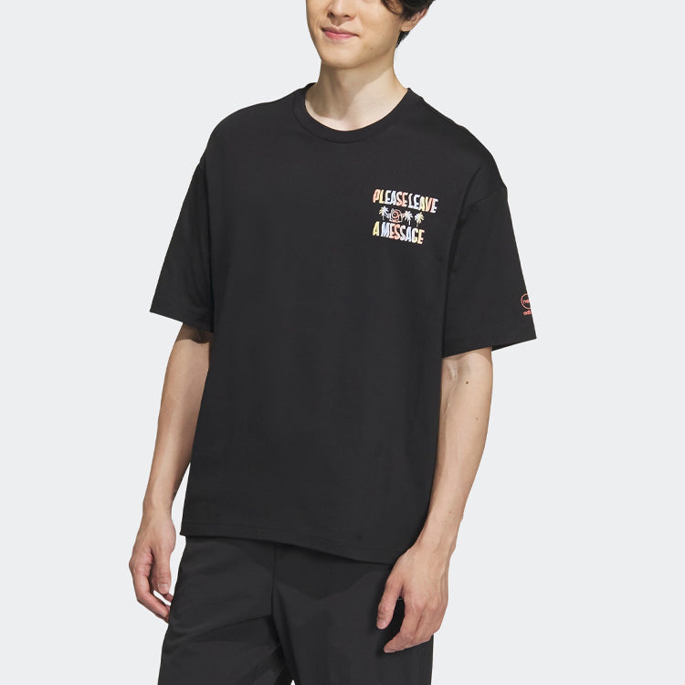 adidas T-Shirts Asia Sizing 'Black' IA6746