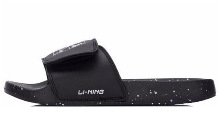 (WMNS) Li-Ning Sports Slides 'Black' AGAM014-2