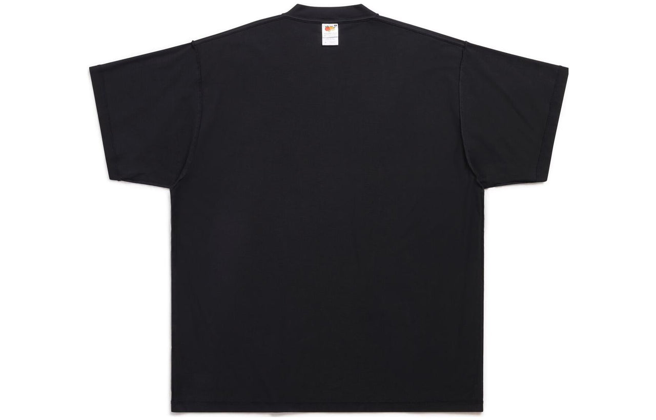 Balenciaga Mirror Cotton T-Shirt 'Black' 720198TNVR51069