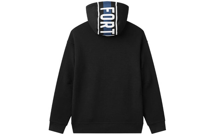 FILA hooded Jacket Knit Sports Tops Black F11M038505F-BK