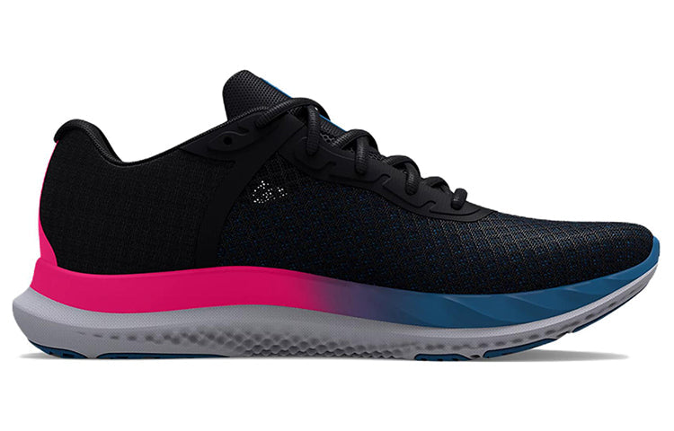 (WMNS) Under Armour Charged Breeze 'Black Electro Pink' 3025130-002