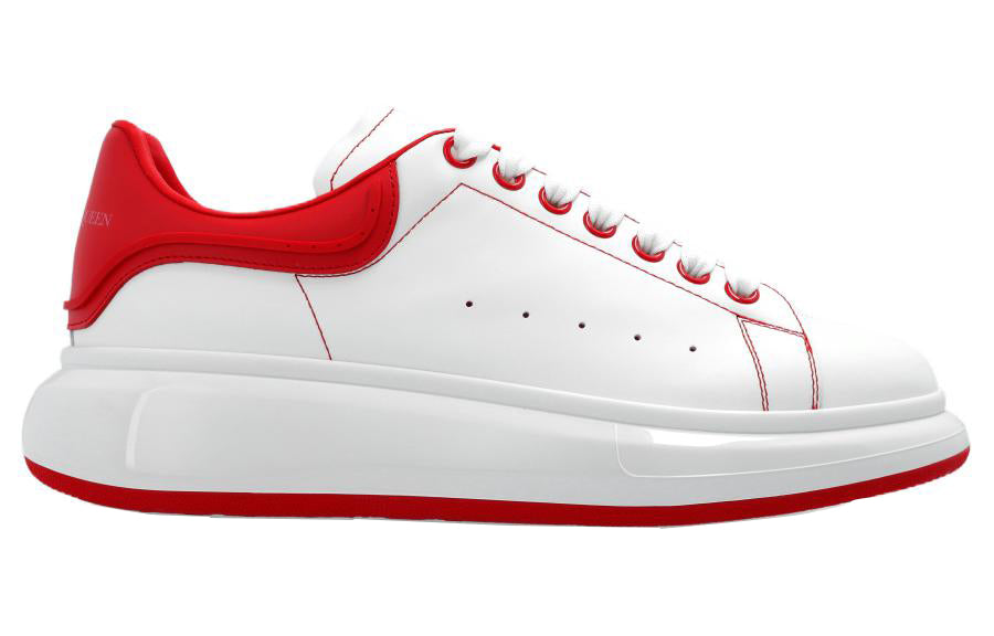 Alexander McQueen Oversized Shoes 'White Red Outline' 735774WICYV9676