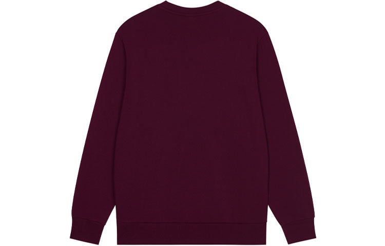 New Balance Men's New Balance Logo Round Neck Long Sleeves Wine Red AMT13343-BG