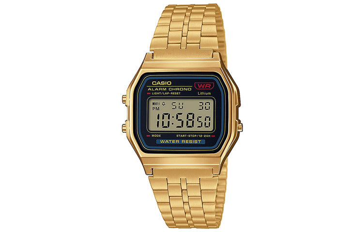 CASIO Quartz Waterproof Analog Unisex Mens Gold Digital A159WGEA-1DF