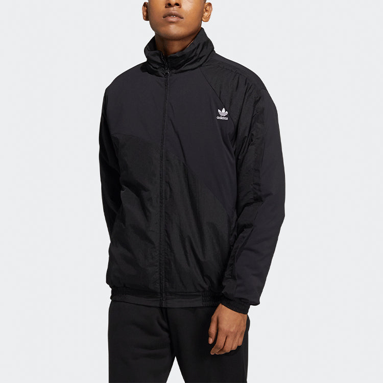 جاكيت رياضي مبطن بشعار adidas originals Bold للرجال باللون الأسود HE6611