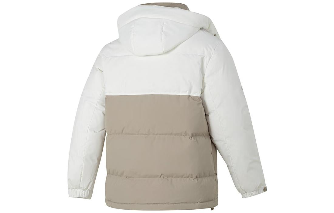 New Balance Windproof Down Jacket Asia Sizing 'White Beige' AMJ34301-CIC