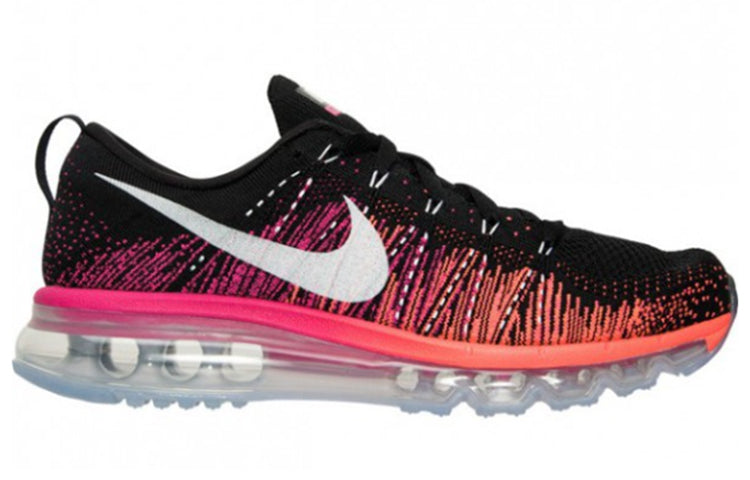 (WMNS) Nike Flyknit Max BLACK/WHITE-PNK FOIL-H 620659-016