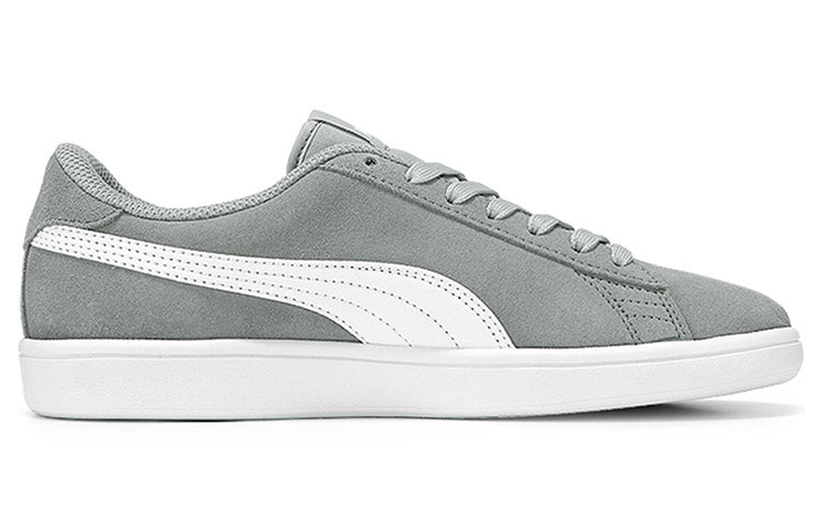 (GS) PUMA Smash v2 Sd Jr Grey/White 365176-21