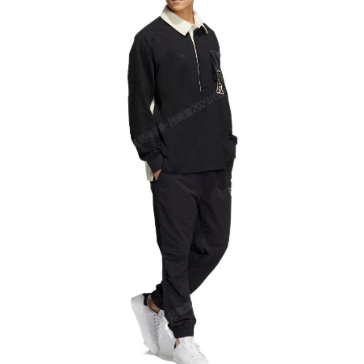 adidas Anti University Polo Shirt Asia Sizing 'Black' HY7235