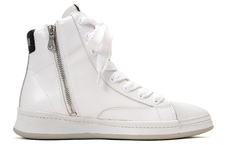 Maison MIHARA YASUHIRO DANDE OG Sole Leather High-top Sneaker 'White' B09FW701-WHT