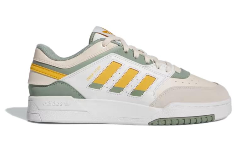 adidas Originals Drop Step Low Shoes 'Crystal White Yellow Silver Green' IF2610