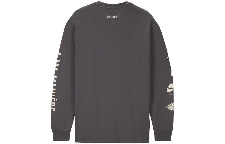 Air Jordan x A Ma Maniere Long Sleeves T-Shirt 'Grey' CV3448-099