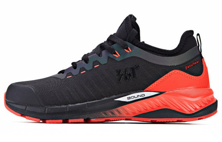 361 Degrees Rain-Block Running Shoes 'Black Orange' 571742255-6