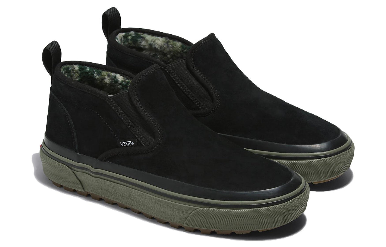 Vans Rain Camo Mid Slip MTE-1 Shoes 'Black Green' VN0A5KQSDOL